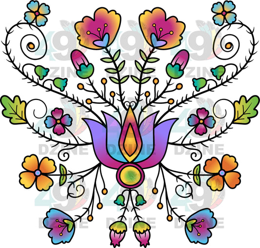 Petal Wave Melody Transfer (Various Sizes)