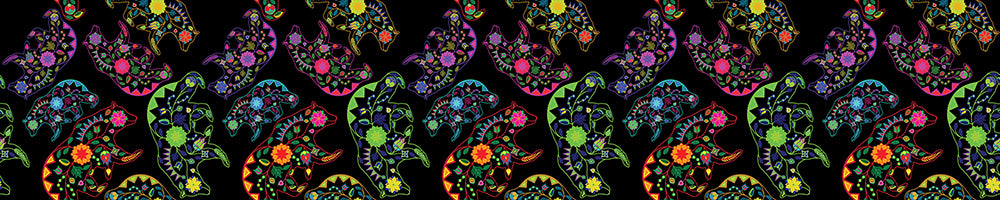 Floral Animals Printed Ribbon Bundle