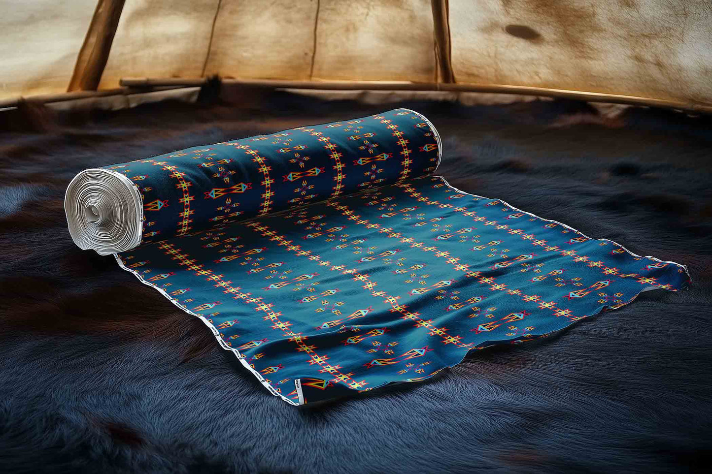 Four Directions Lodges Ocean Fabric