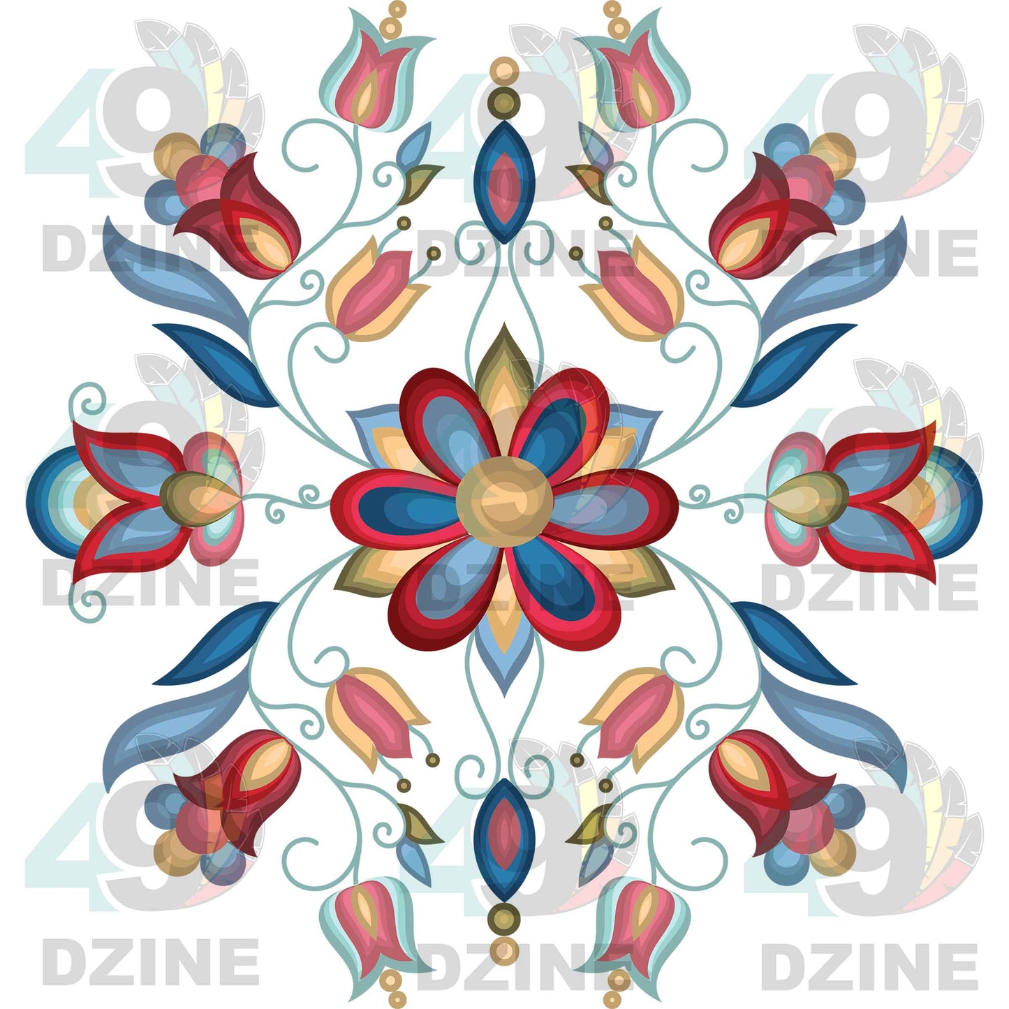 Frozen Petal Cascade