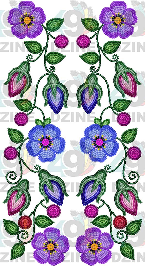 Garden Halo Beadwork Style