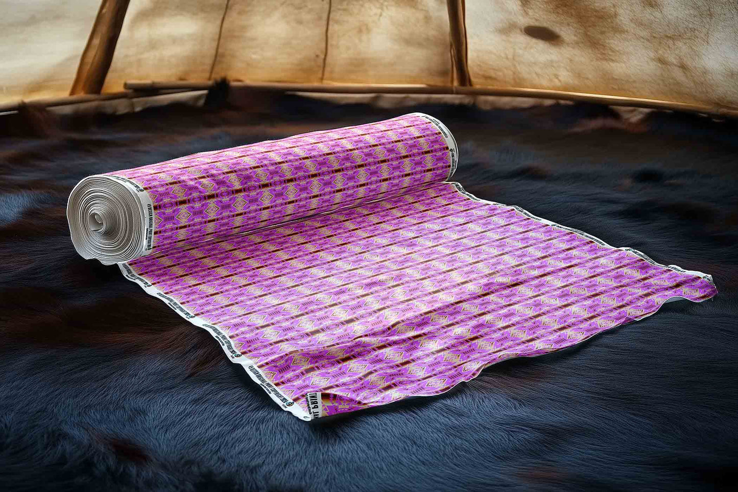 Gathering Earth Lilac Fabric