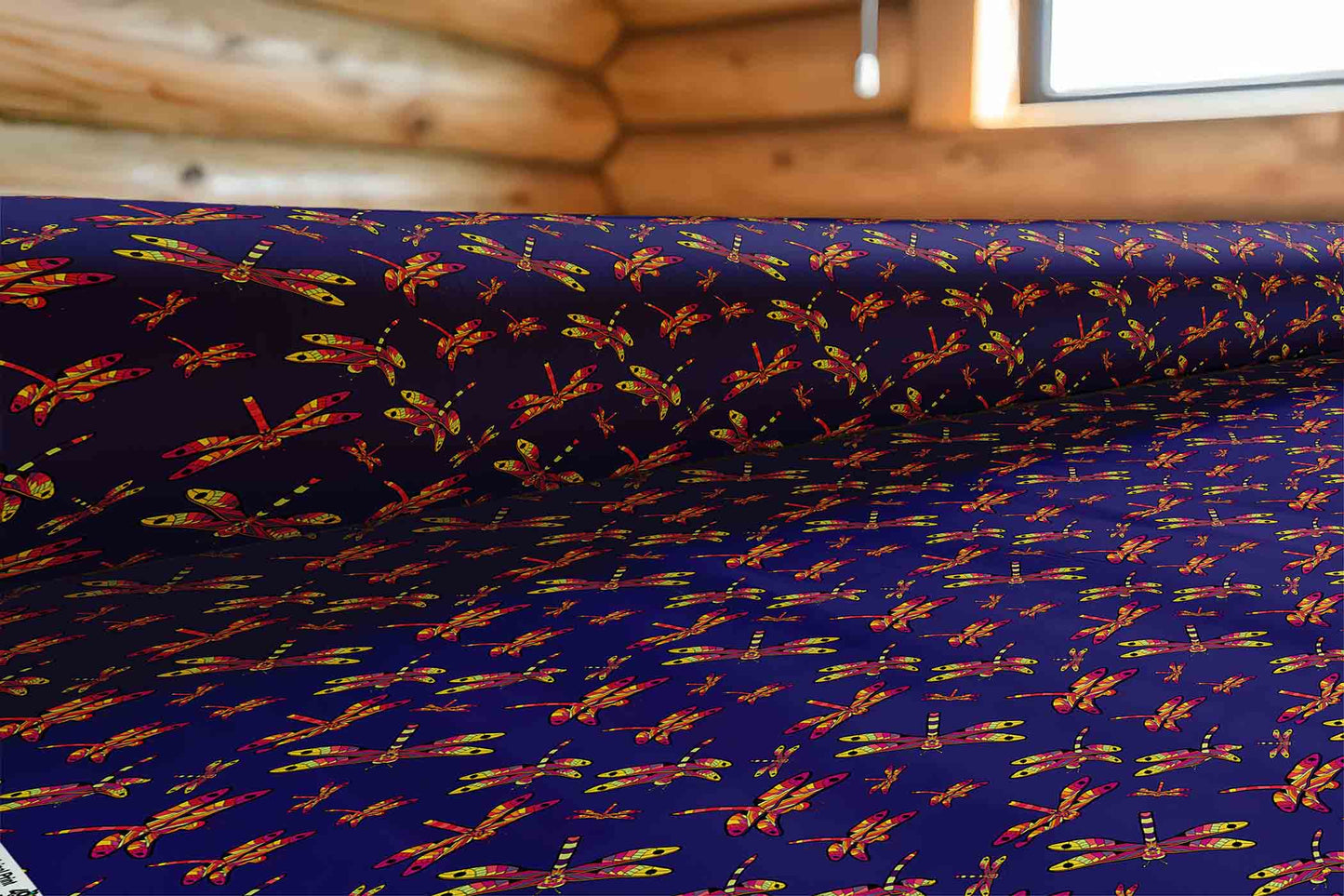 Gathering Purple Fabric