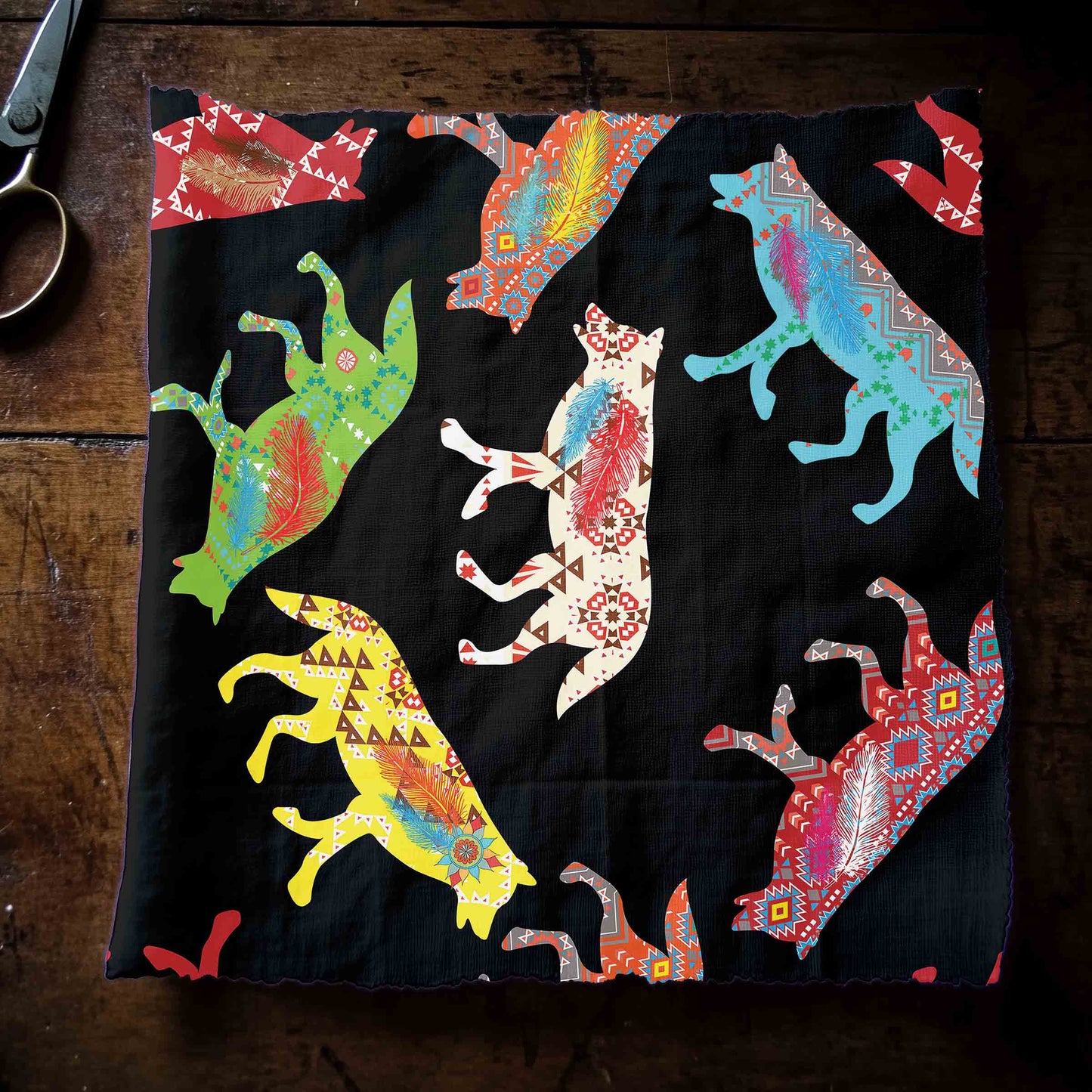 Gathering of the Wolves Fabric