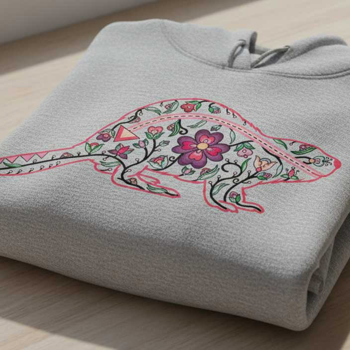 Floral Beaver Motif