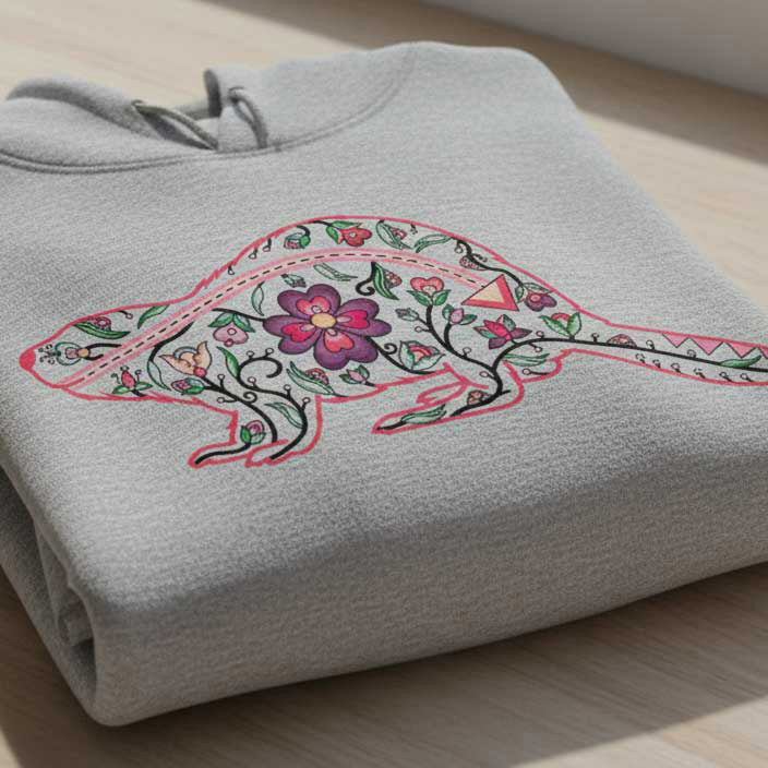 Beaver Floral Animals 02-M Various Sizes