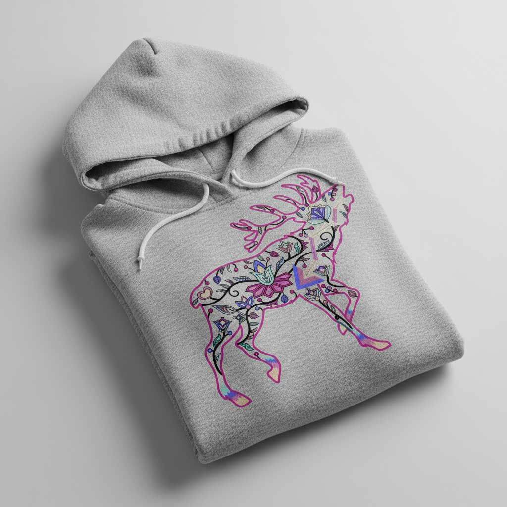 Floral Elk Motif