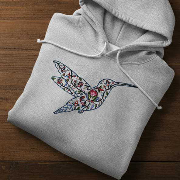 Hummingbird Floral Animals 02-M Various Sizes