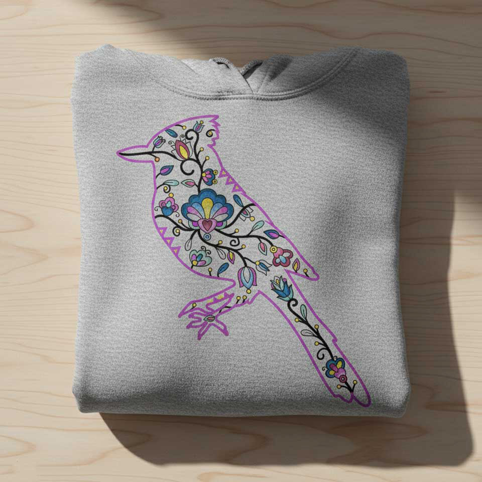 Floral Bluejay Motif