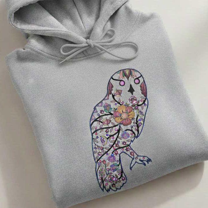 Floral Owl Motif