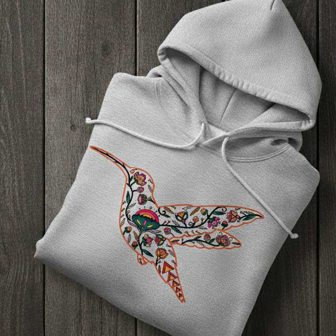 Hummingbird Floral Animals 01-M Various Sizes