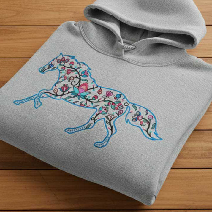 Floral Horse Motif