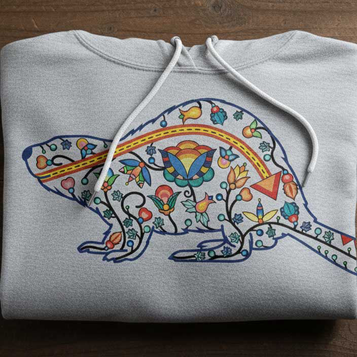 Floral Beaver Motif