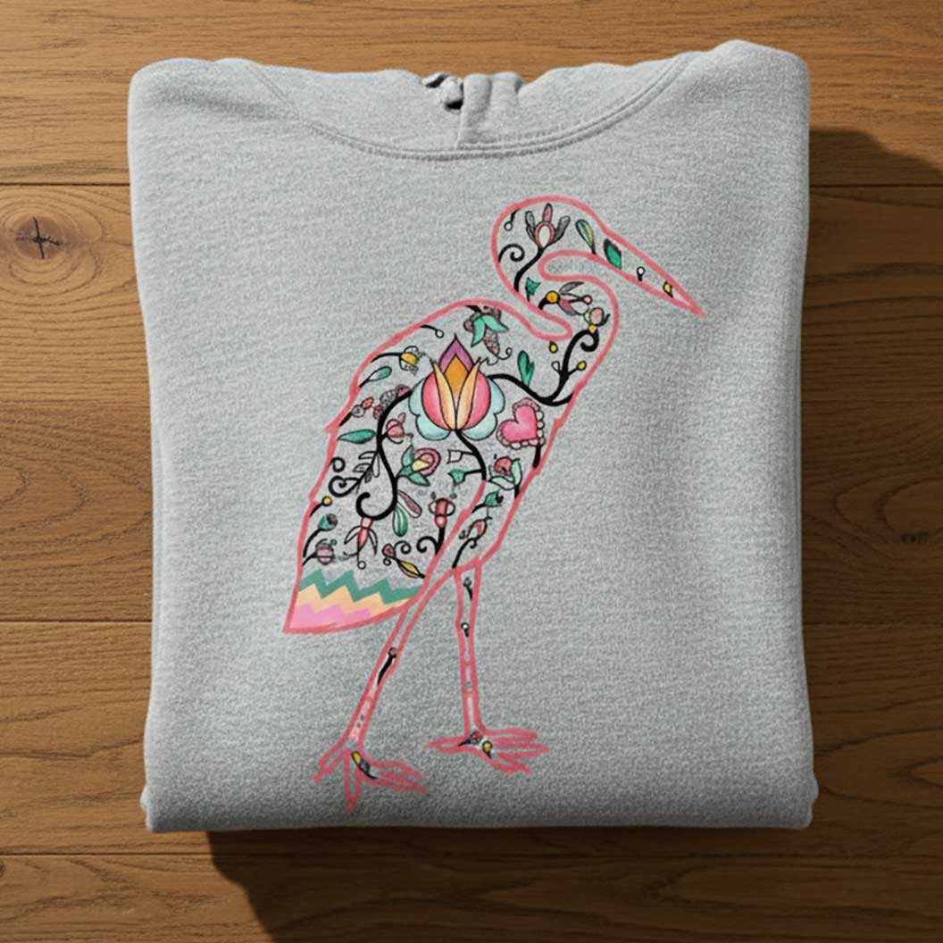 Heron Floral Animals 02-M Various Sizes