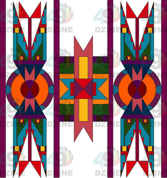 Sacred Path Geometric Element 54 Transfer (Various Sizes)