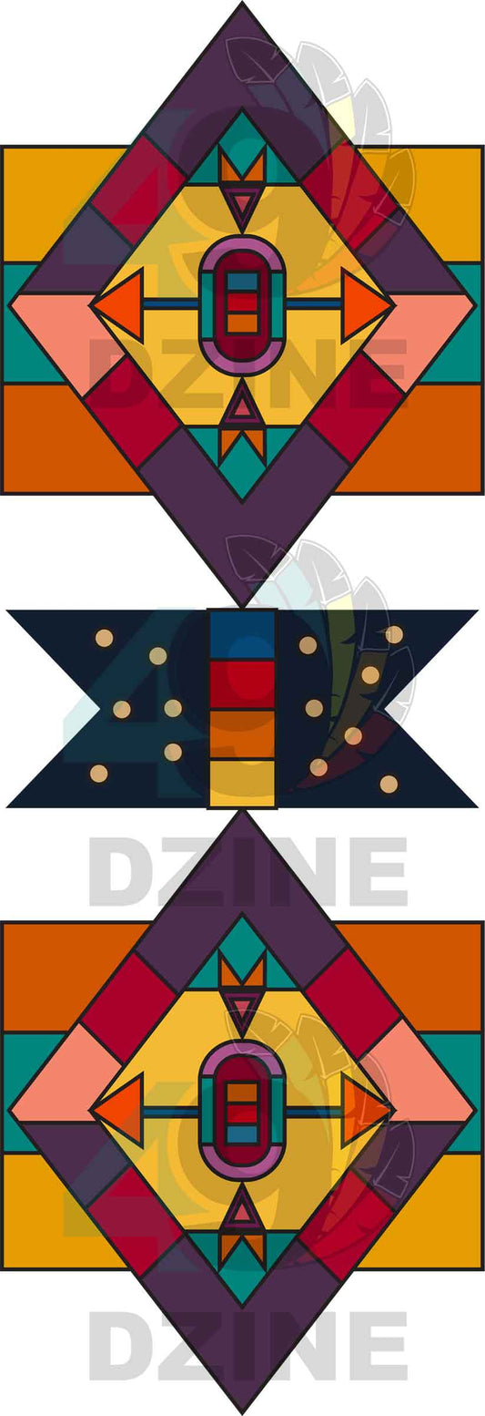 Spirit Journey Geometric Element 18 Transfer (Various Sizes)