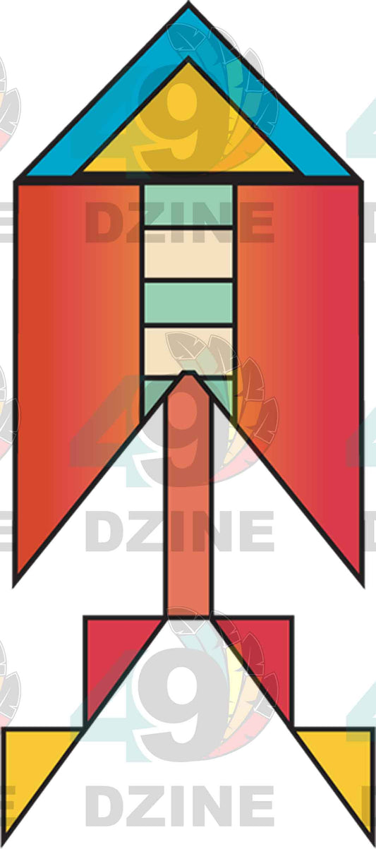 Heritage Tapestry Geometric Element 14 Transfer (Various Sizes)