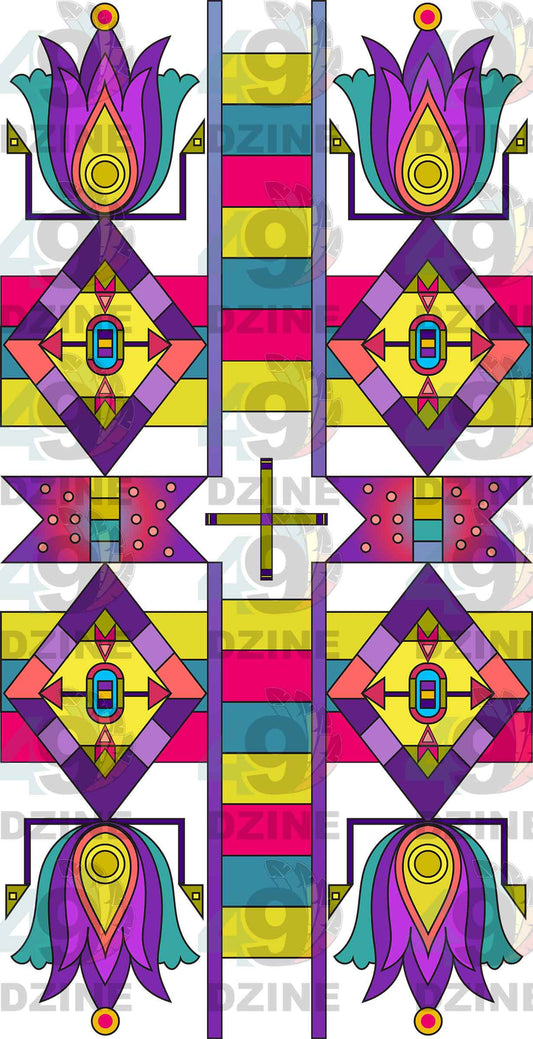 Geometric Skirt Panel