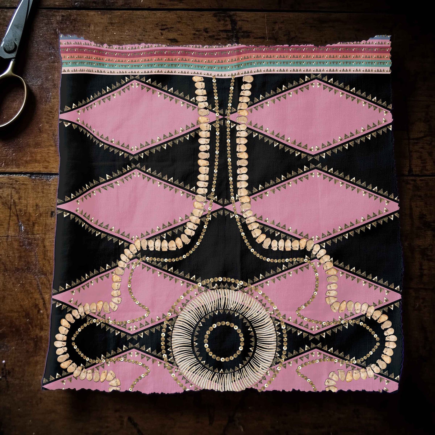 Gilded Nomad Black Fabric