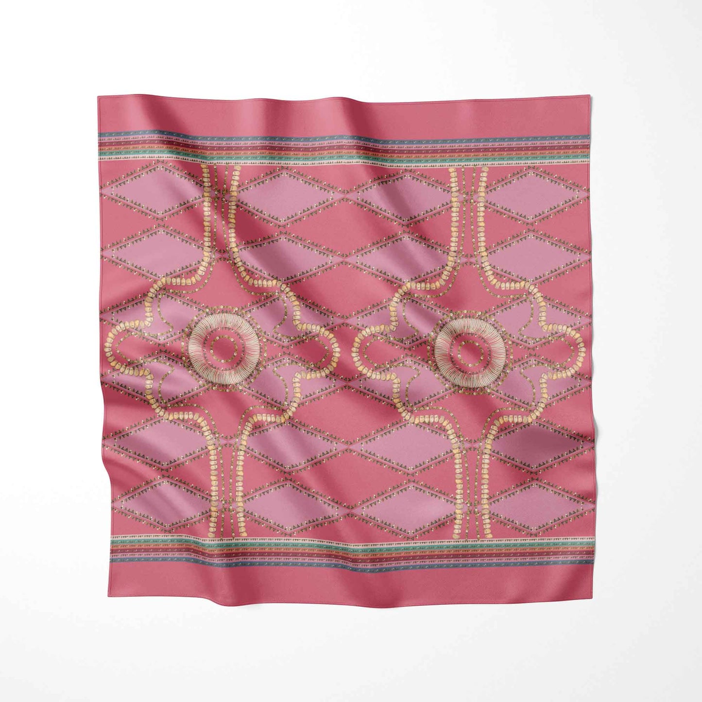 Gilded Nomad Pink Fabric