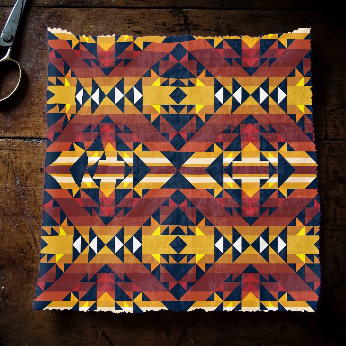 Golden Clouds Fabric