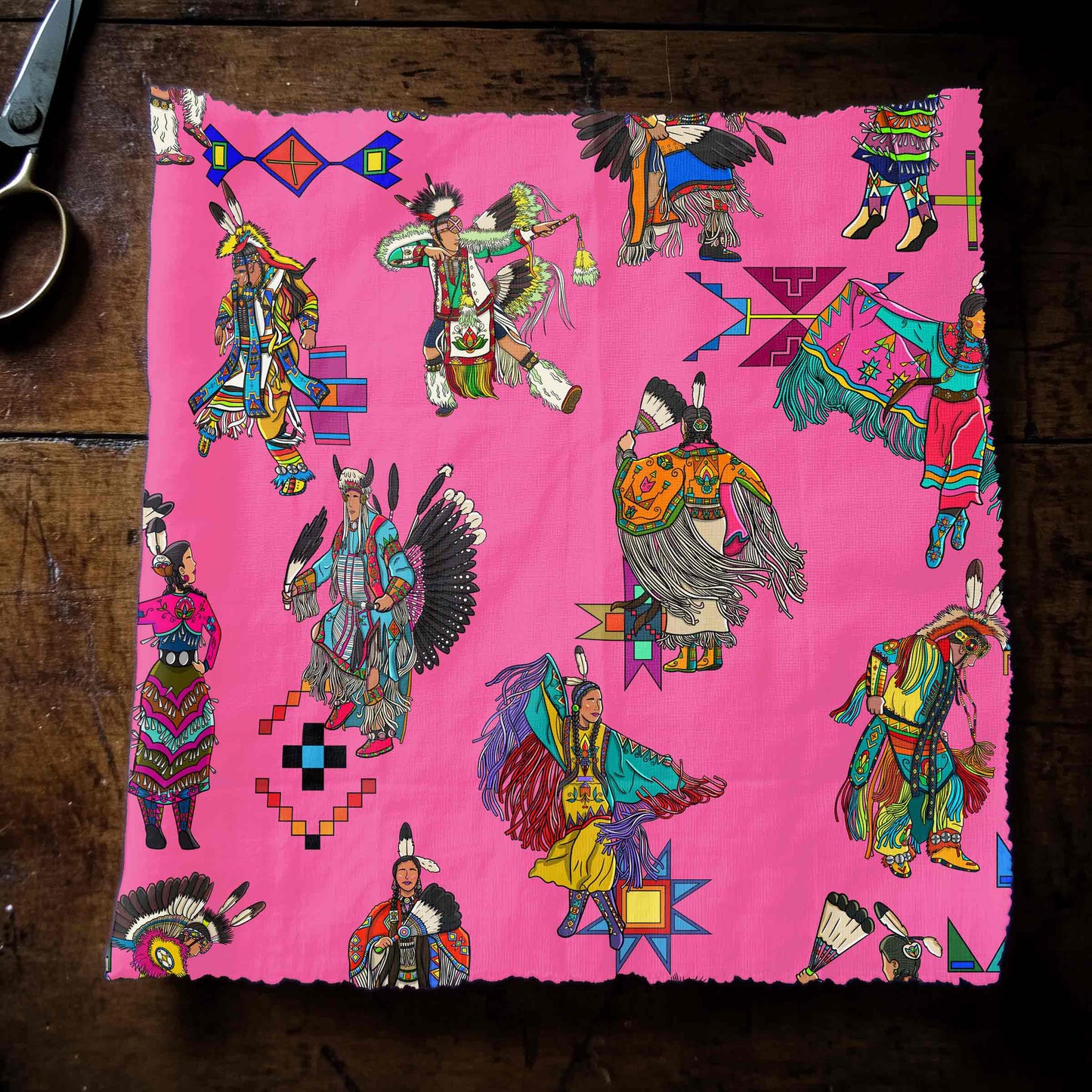 Grand Entry Dancer Pink Small Fabric