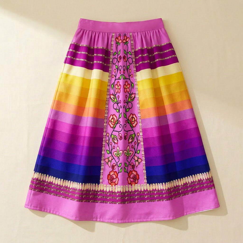 Grandmother's Legacy Midi Skirt