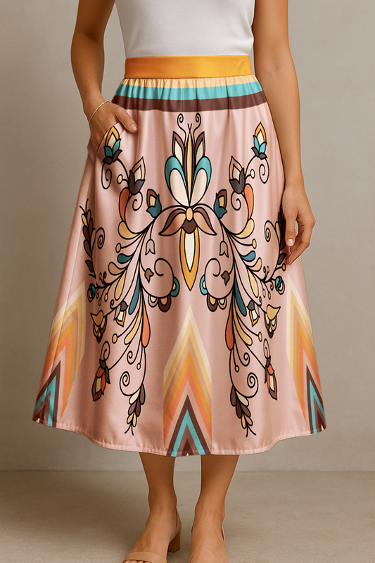 Guardian Petals Midi Skirt