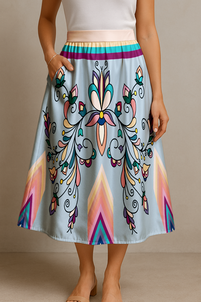 Guardian Petals Midi Skirt