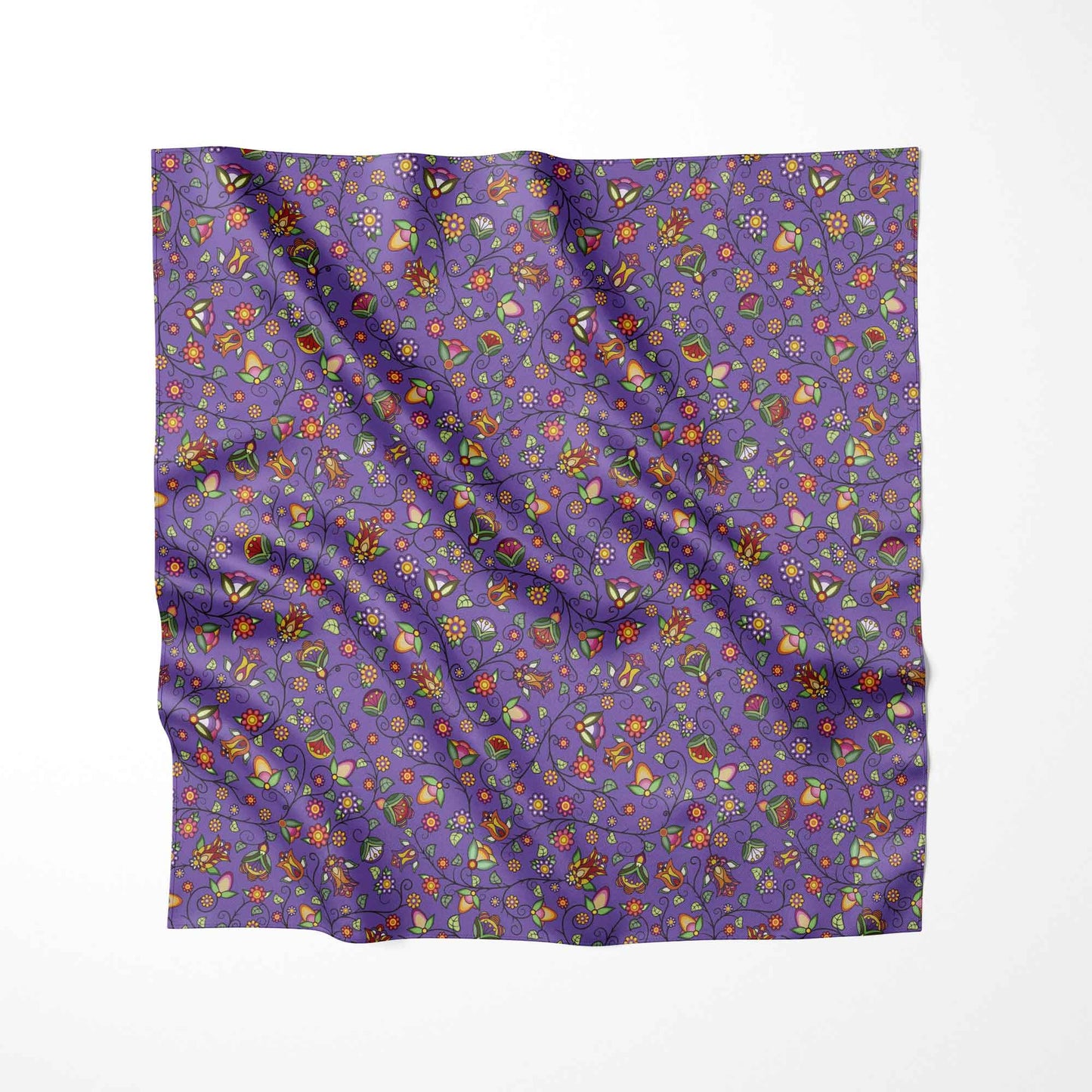 Heartbeat Petals Purple Fabric