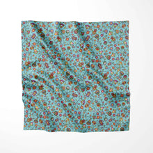 Load image into Gallery viewer, Heartbeat Petals Turquoise Fabric
