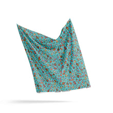 Load image into Gallery viewer, Heartbeat Petals Turquoise Fabric
