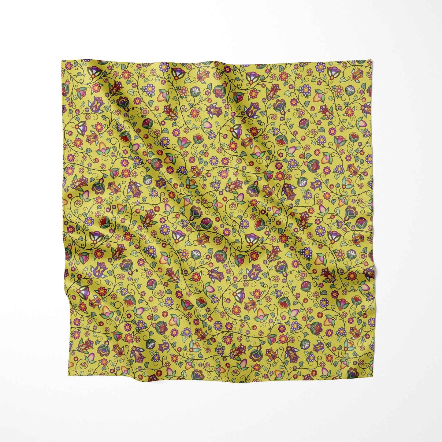 Heartbeat Petals Yellow Fabric