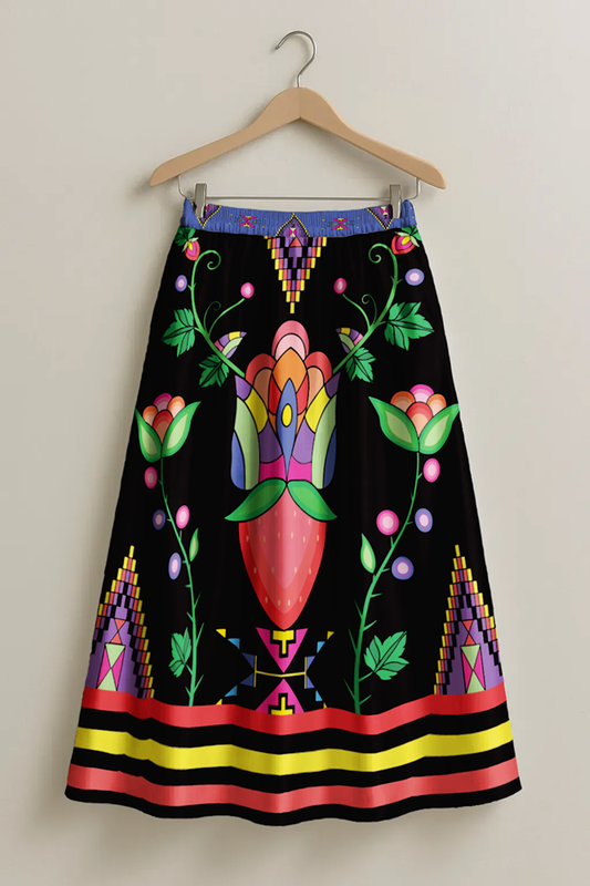 Heartberry Bloom Dark Skirt