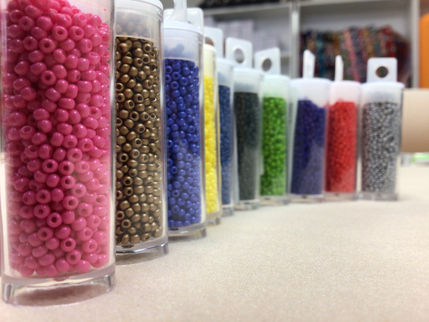 11/0 Seed Beads: Jade