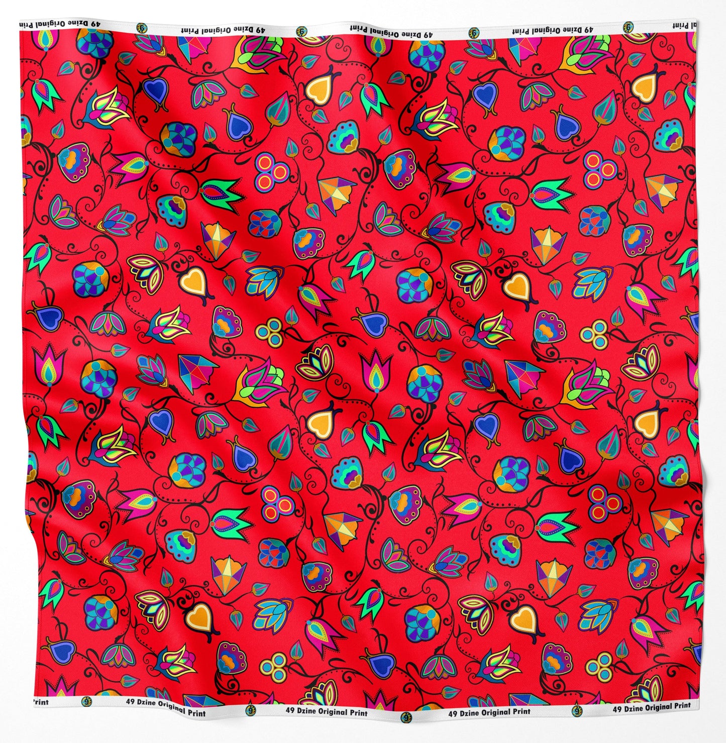 Indigenous Paisley Dahlia Fabric