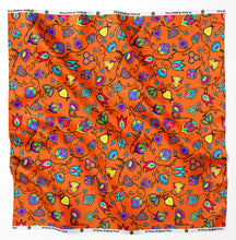 Load image into Gallery viewer, Indigenous Paisley Orange Fabric
