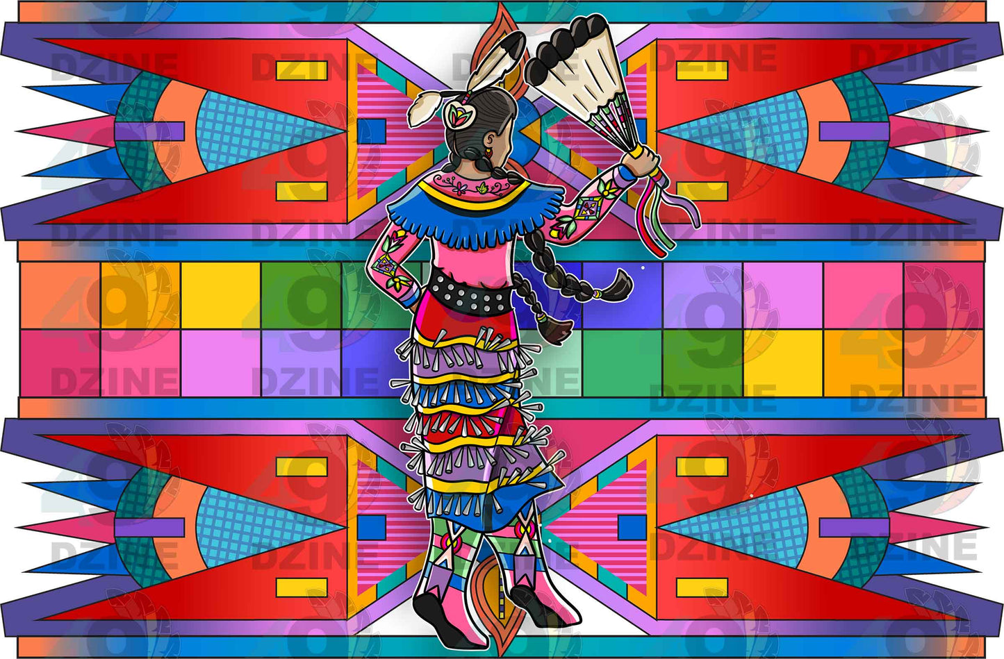 Jingle Dancer For Hoodies