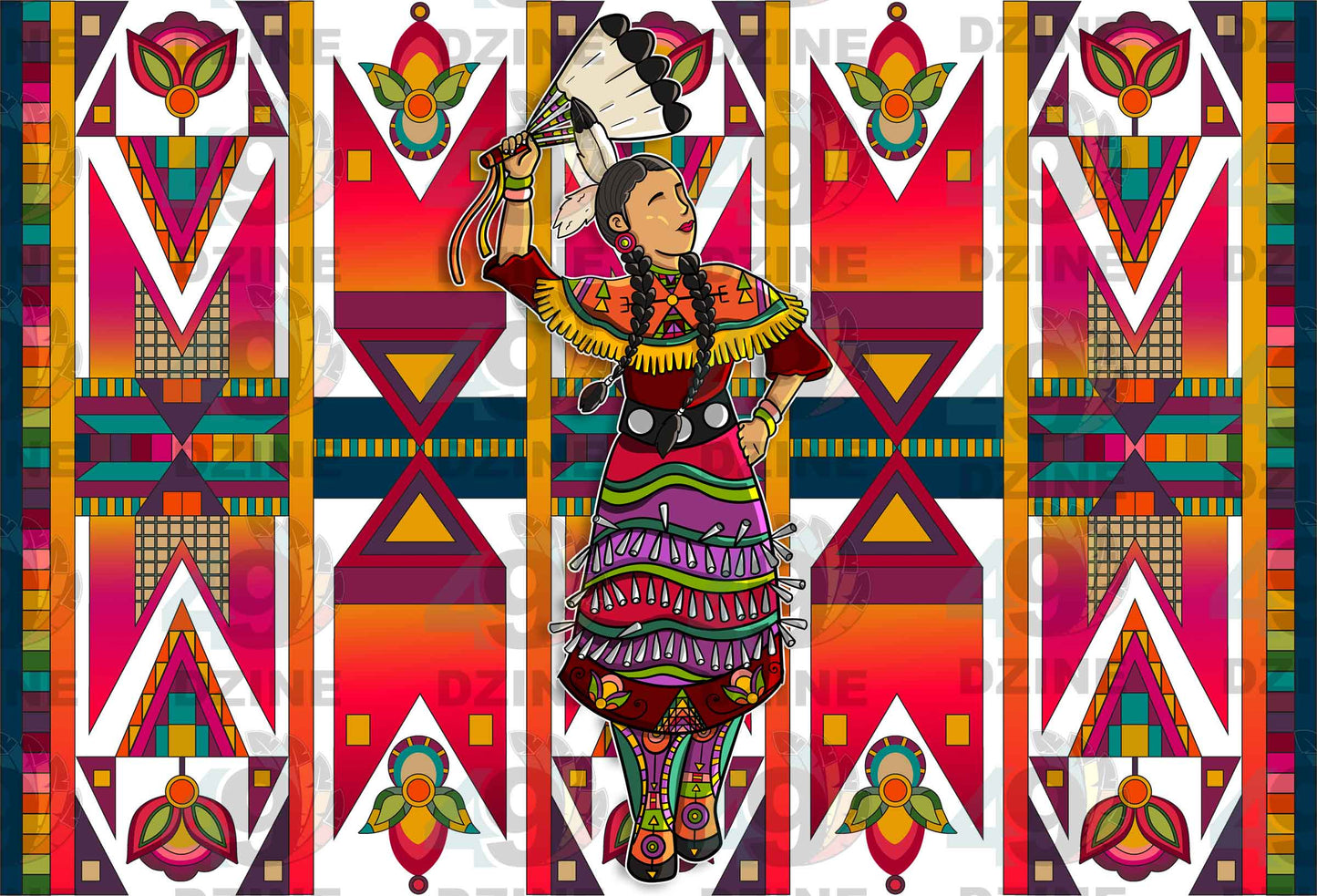 Jingle Dancer For Hoodies