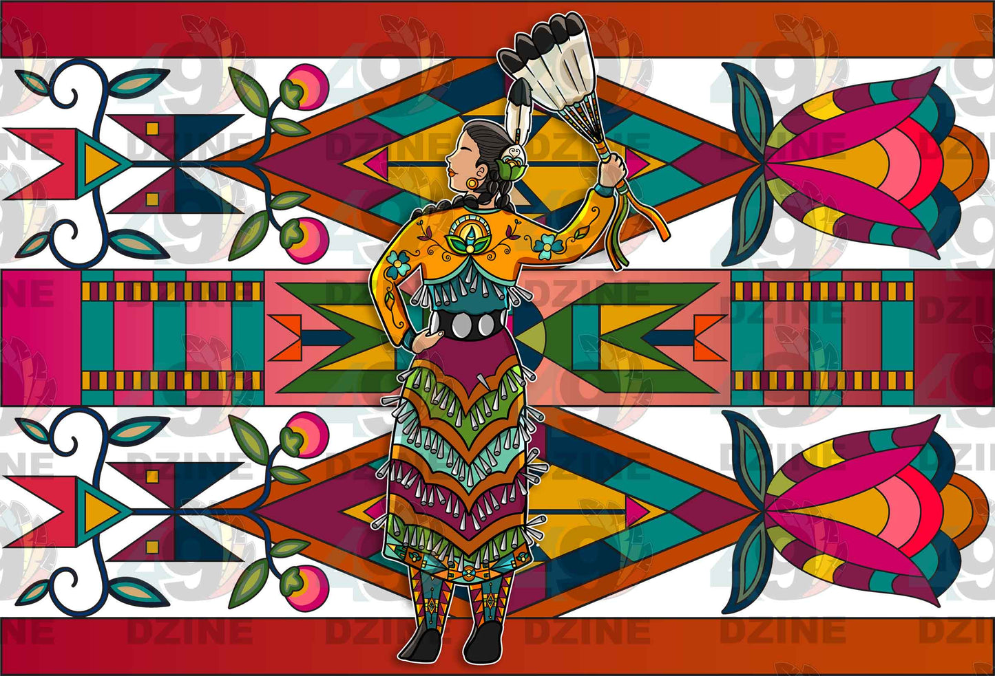 Jingle Dancer For Hoodies