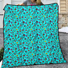 Load image into Gallery viewer, Nature&#39;s Nexus Turquoise Lightweight Quilt
