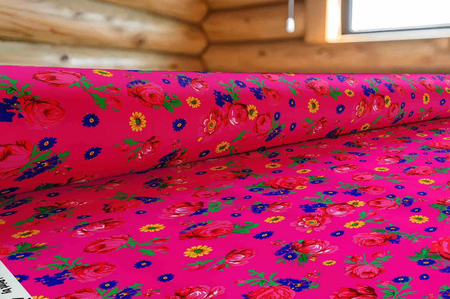 Kokum Ceremony Pink Fabric