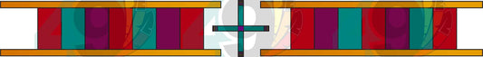Flames of Heritage Geometric Element 4 Transfer (Various Sizes)