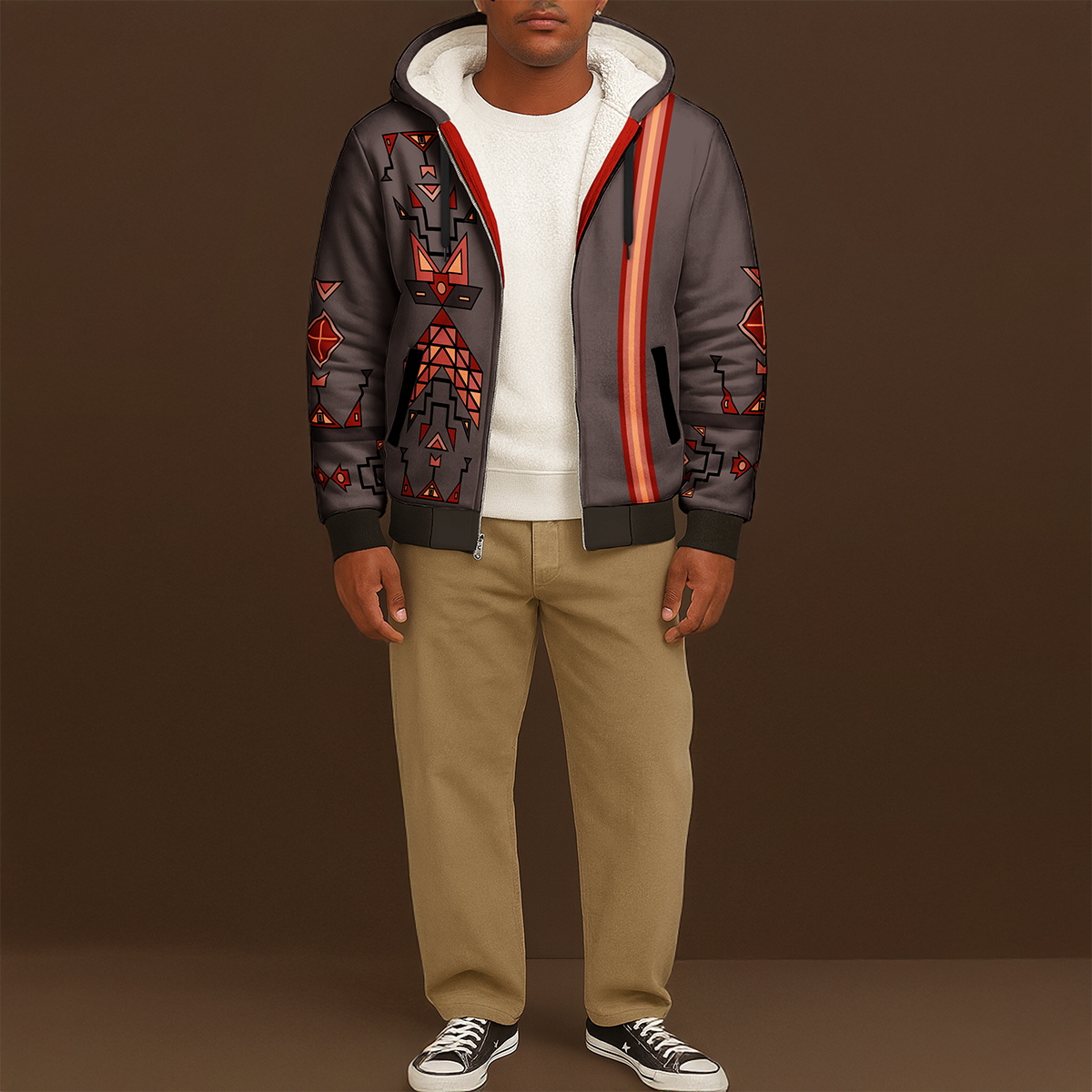 Cinder Guardian Men's Sherpa Hoodie