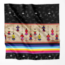 Load image into Gallery viewer, Ledger Round Dance Midnight Fabric
