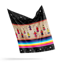 Load image into Gallery viewer, Ledger Round Dance Midnight Fabric
