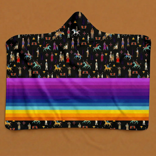 Lineage Figures Hooded Blanket