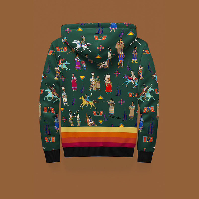 Lineage Figures Emerald Sherpa Hoodie
