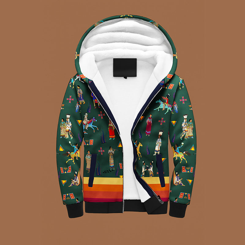 Lineage Figures Emerald Sherpa Hoodie