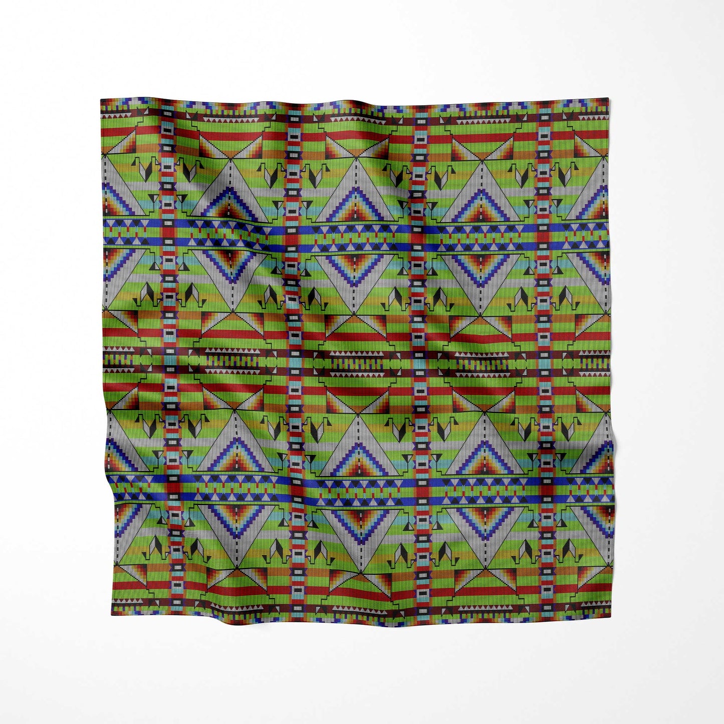 Medicine Blessing Lime Green Fabric